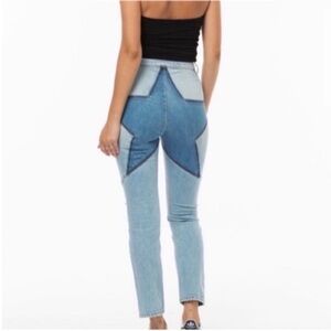 REVICE Venus Neverlandwith Heart Accent Denim Sz 27